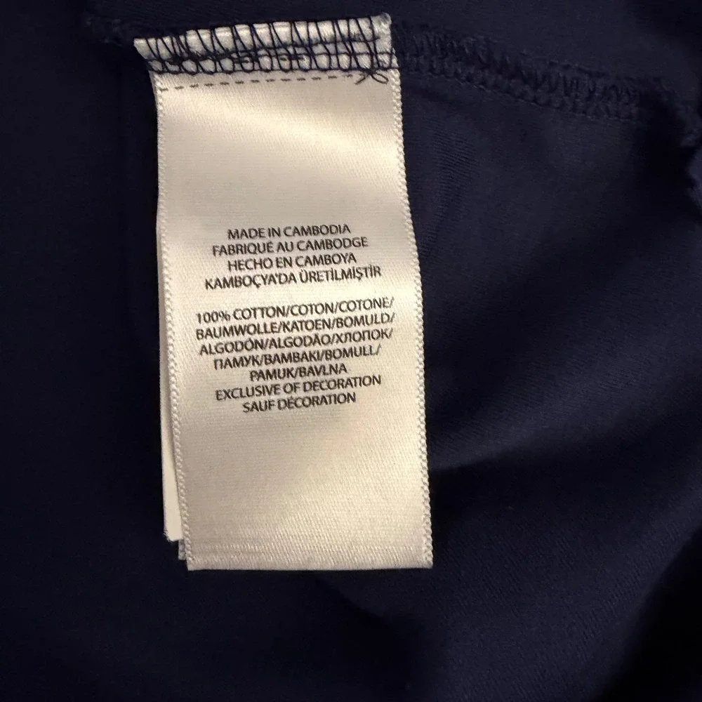 Polo Ralph Lauren Polo Shirt Mens XL Navy Blue Pima Soft Touch Short Sleeve Pony